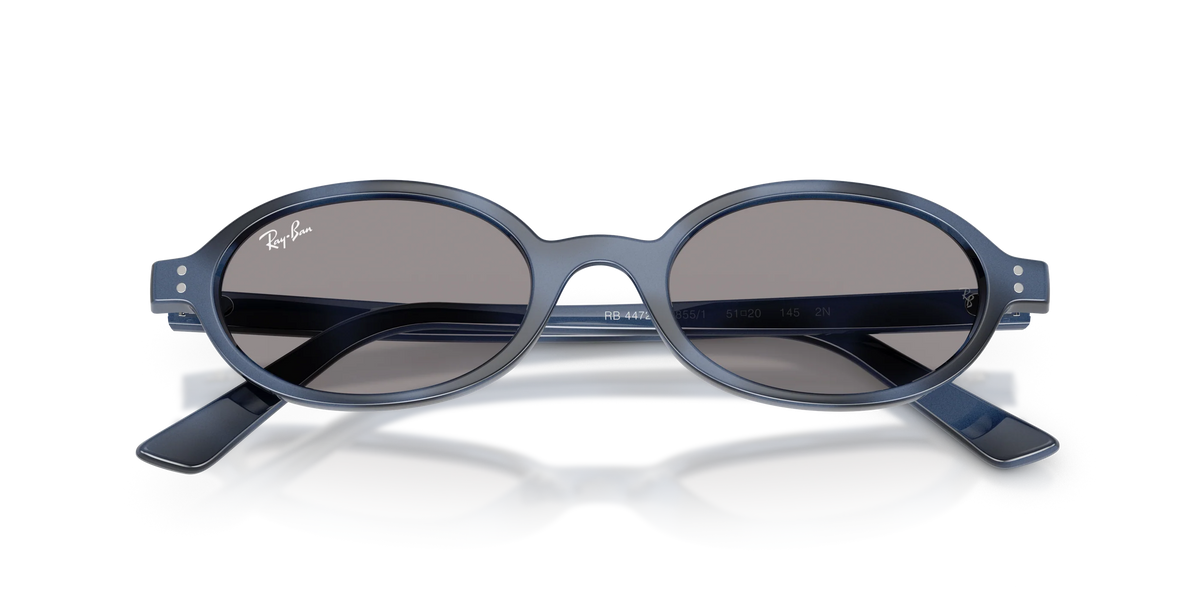 Ray-Ban Kadın Güneş Gözlüğü RB4472 6855/1 Blu Havana Grey 48 Ekartman - Görsel 3