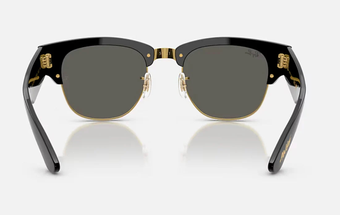 Ray-Ban Mega ClubMaster ASAP Rocky Özel Koleksiyon Güneş Gözlüğü 0RB0316S Black On Gold Dark Grey 53 Ekartman 6826J5