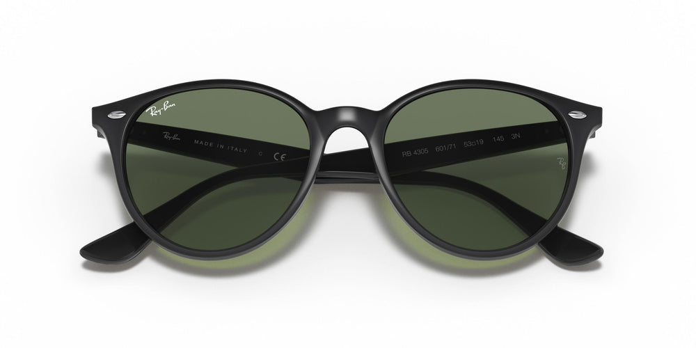 Ray-Ban RB4305 Sunglasses 601/71 53 Ekartman Black Dark Green