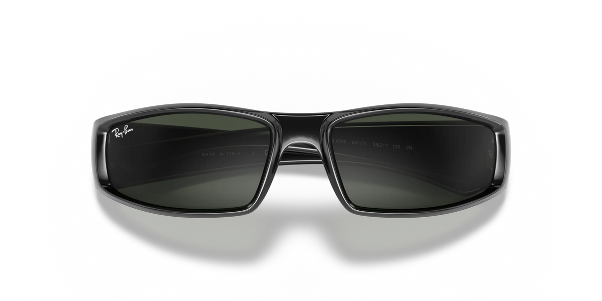 Ray-Ban RB4335 Güneş Gözlüğü 601/71 Black Dark Green 58 Ekartman