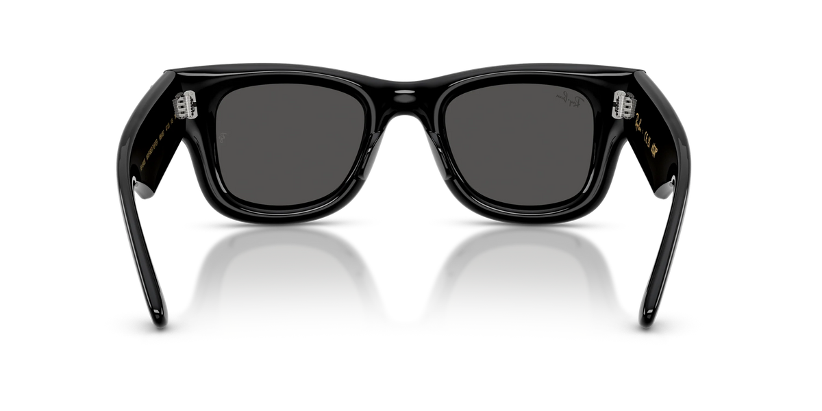 Ray-Ban Wayfarer Puffer A$AP ROCKY Özel Seri Güneş Gözlüğü RB4940 601/55 Black Light Green Mirror Blue 47 Ekartman