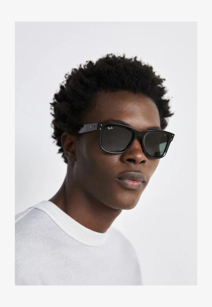 Ray-Ban Wayfarer Reverse Güneş Gözlüğü RBR0502S 6677VR Black Dark Green 50 Ekartman