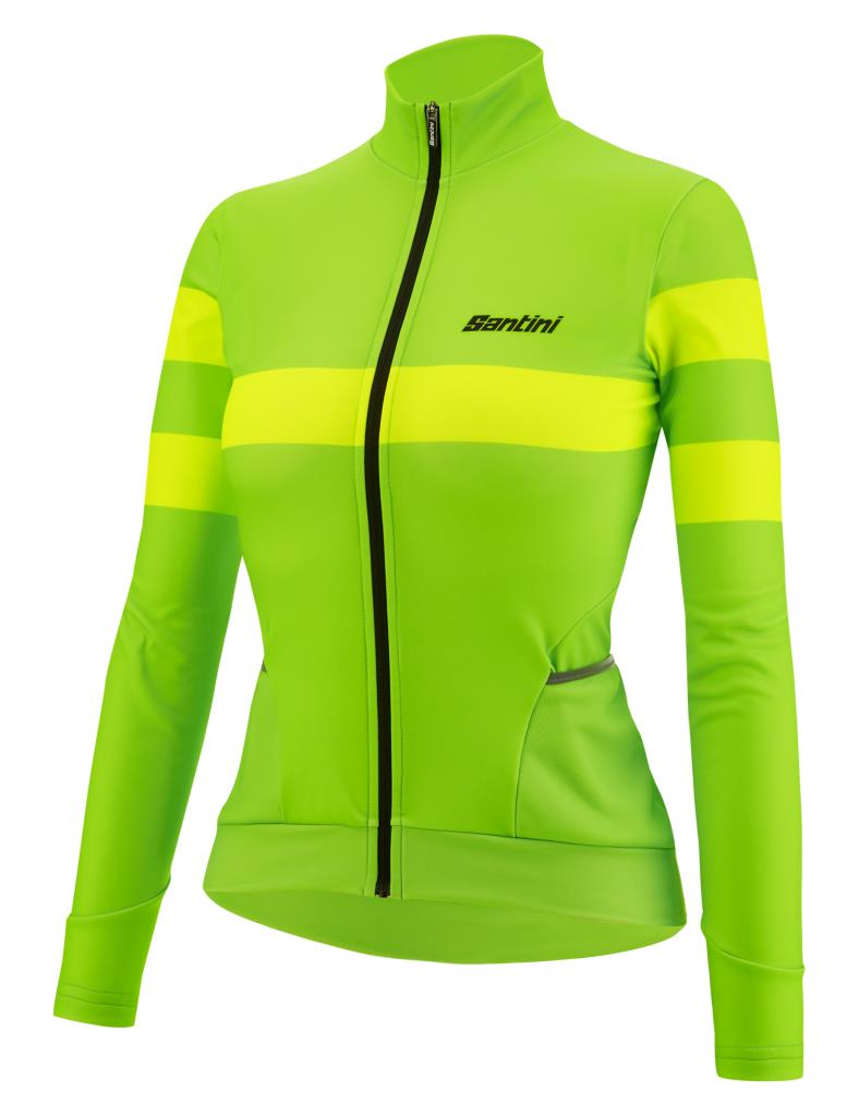 Santini Coral Bengal Kadın Termal Kışlık Bisiklet Forması 3W216175CORALBENG - Görsel 6