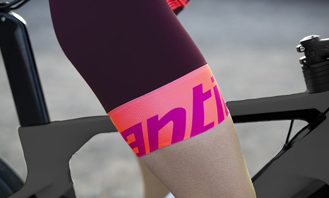 Santini Cupio Combinaison Triathlon Femme avec Peau de Chamois Towergel Pad 9I777LIMGCUPIO