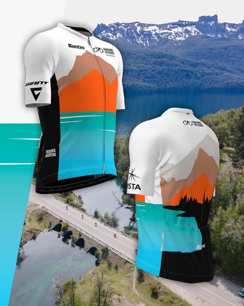 Santini GranFondo Siete Lagos Kısa Kollu Erkek Forma GF94875C7LAGO