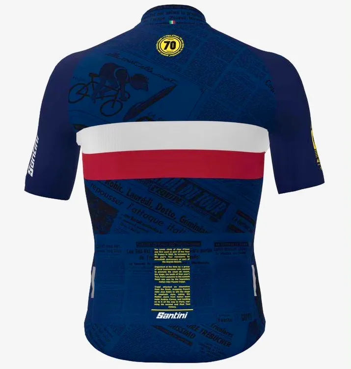 Santini L'Etape Du Tour De France Özel Seri Erkek Bisiklet Forması RE95475C2EDT