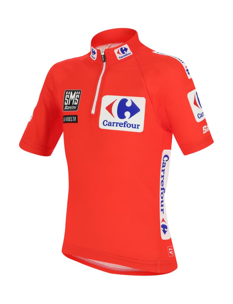 Santini La Vuelta Özel Seri CarreFour Çocuk Bisiklet Forması RE942B1418LV - Görsel 2
