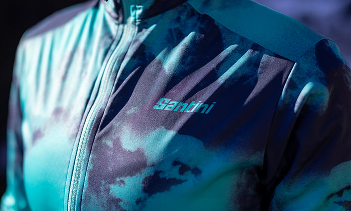 Santini NEBULA STORM Women's Windbreaker Cycling Jacket 2W332L75NEBULSTOR