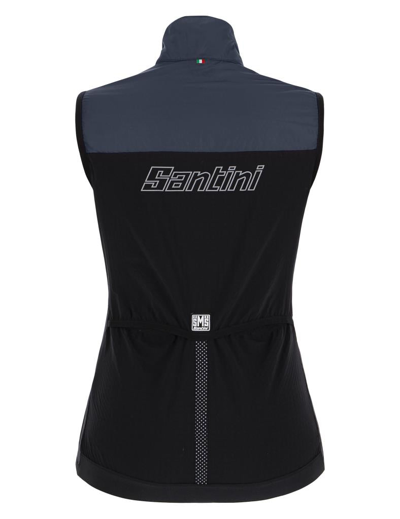Santini Redux Stamina Wind Vest Kadın Su Geçirmez Rüzgarlık Yelek 1S545L75REDUXSTAM