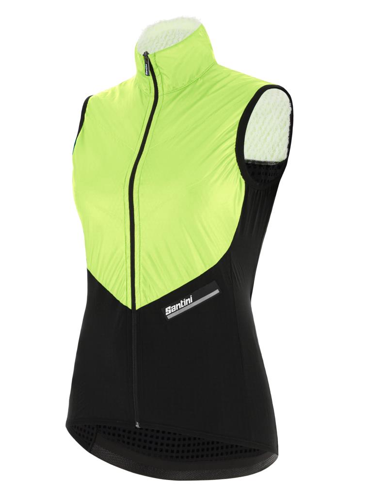 Santini Redux Stamina Wind Vest Kadın Su Geçirmez Rüzgarlık Yelek 1S545L75REDUXSTAM