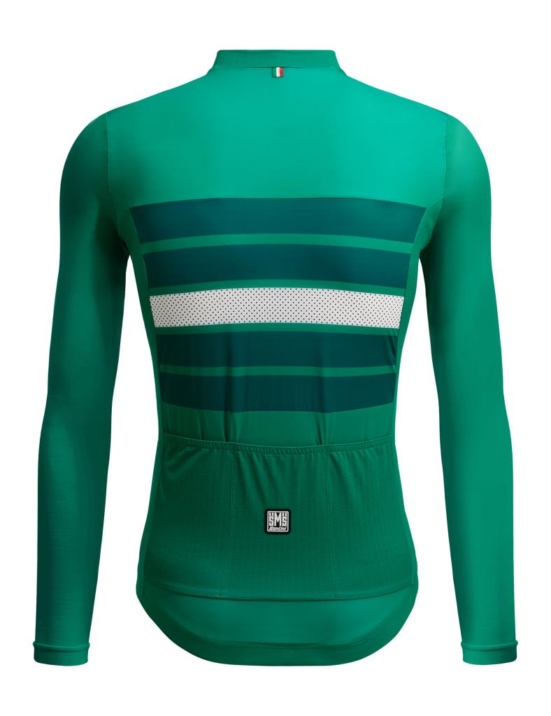Maillot de cyclisme d'été à manches longues Santini SLEEK BENGAL grande taille pour homme 3S215075ESLKBENG