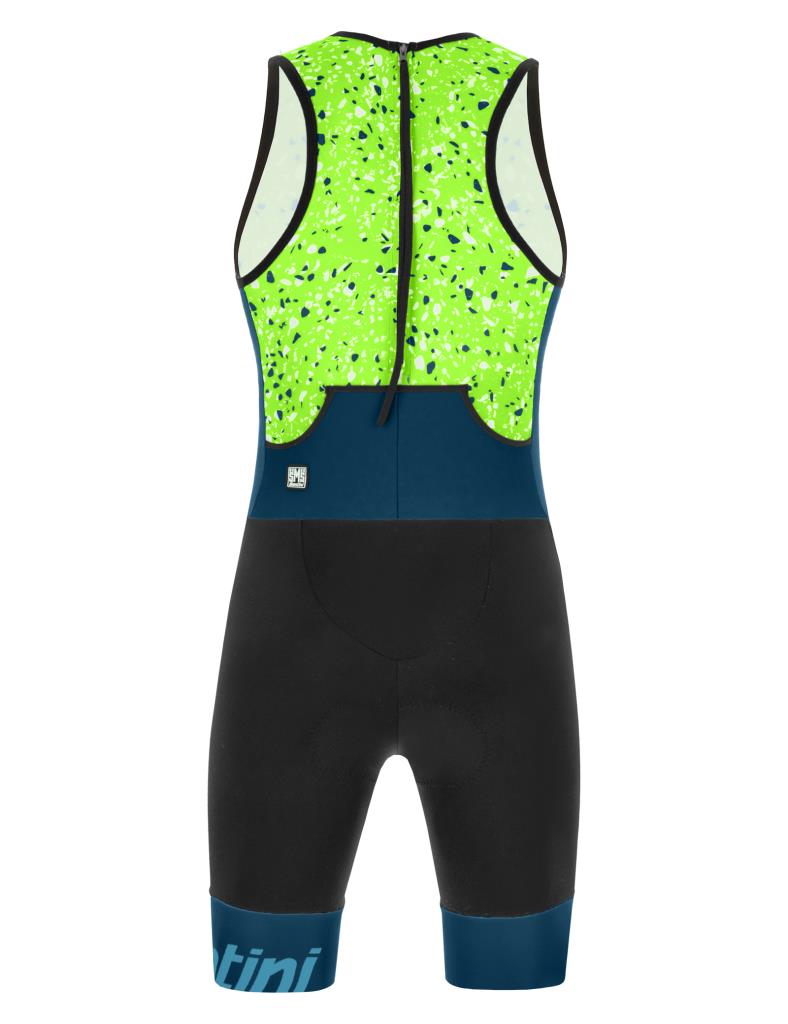 Santini SLEEK PIETRA Kolsuz Erkek Trisuit 1T778STGSLEEKPIET - Görsel 9