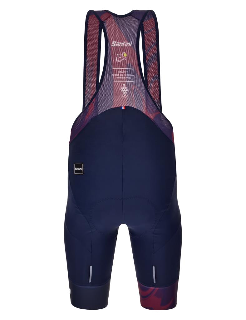Santini Tour De France Bordeaux Özel Seri Erkek Askılı Bisiklet Taytı RE1075FBBDX3TDF - Görsel 3