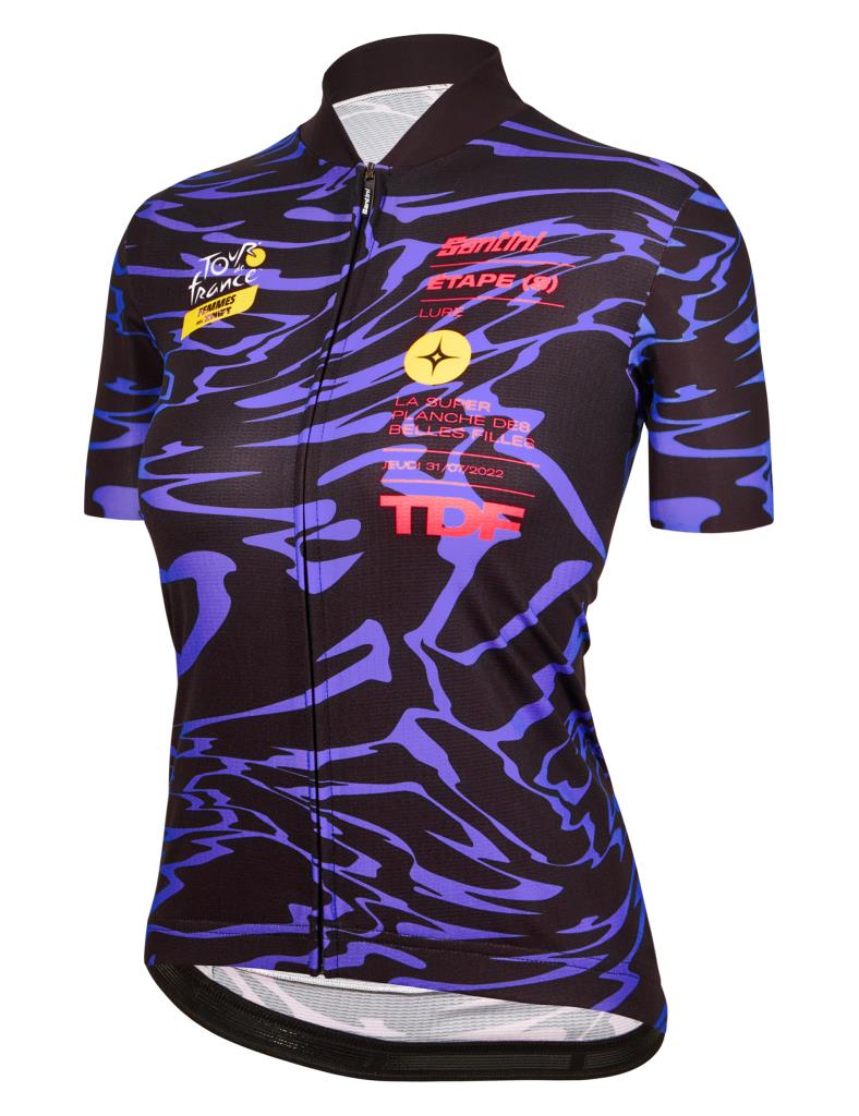 Santini Tour De France PLANCHE DES BELLES FILLES Maillot de cyclisme femme RE940L75FILLETDFF