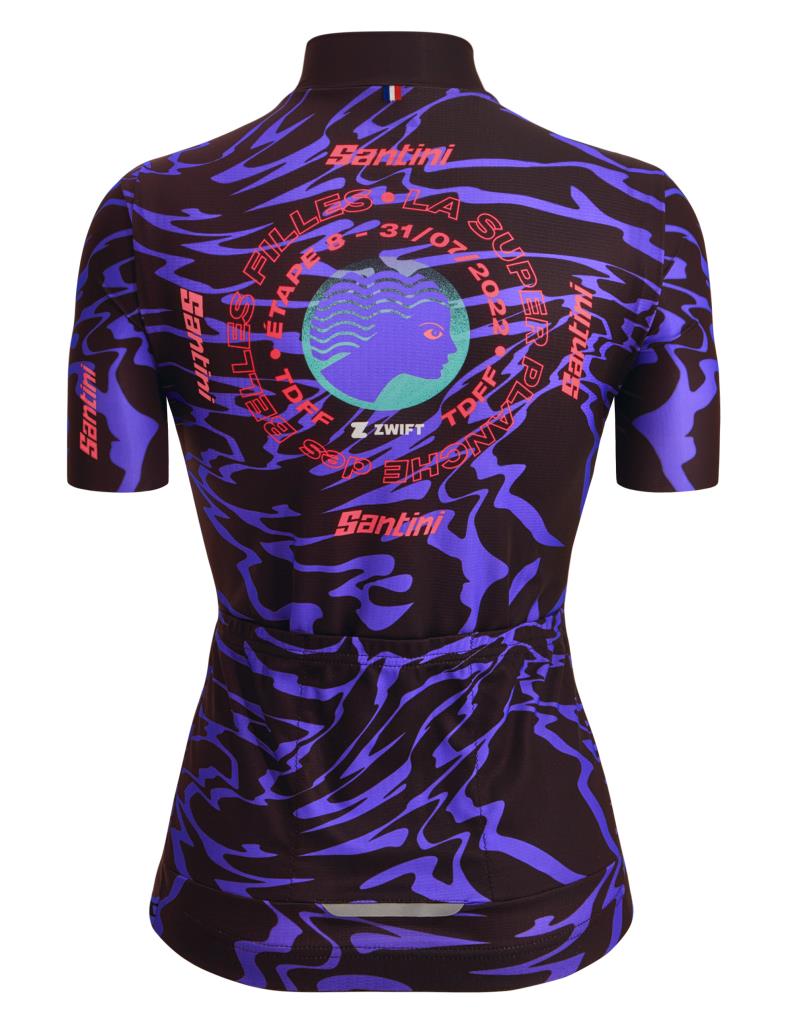 Santini Tour De France PLANCHE DES BELLES FILLES Maillot de cyclisme femme RE940L75FILLETDFF