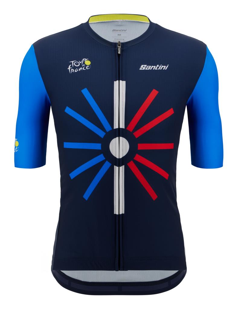 Maillot de cyclisme Santini Tour De France Trionfo pour homme RE94075CTRION3TDF