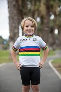 Santini UCI World Champion Özel Seri Çocuk Bisiklet Forması RE942B14WC