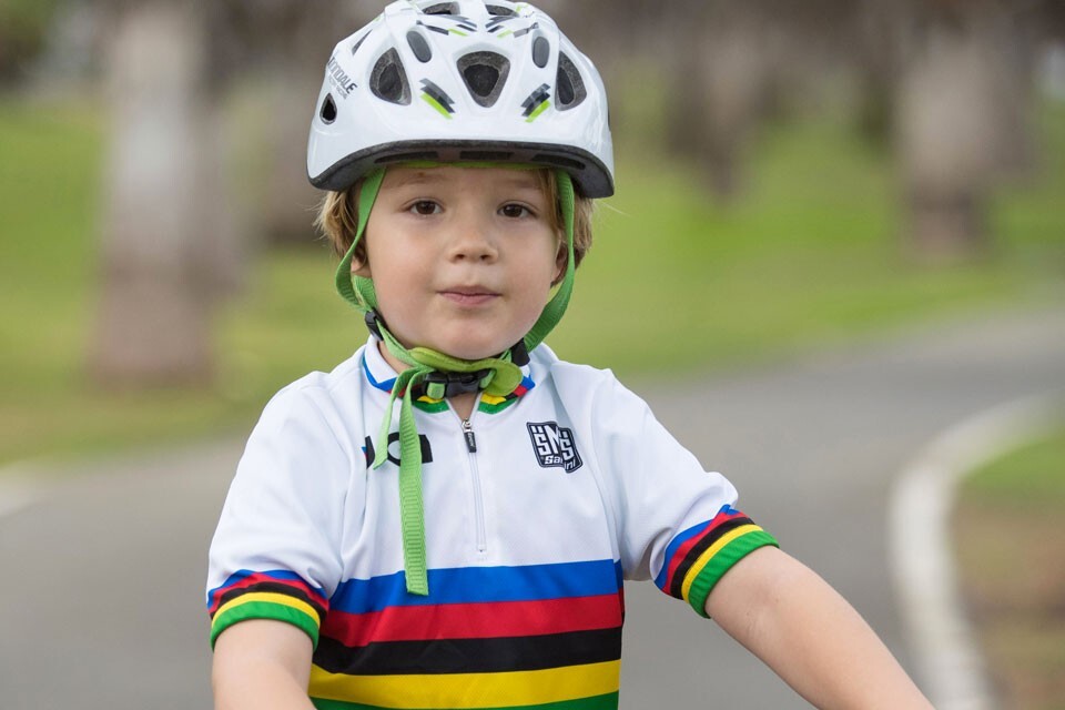 Santini UCI World Champion Özel Seri Çocuk Bisiklet Forması RE942B14WC