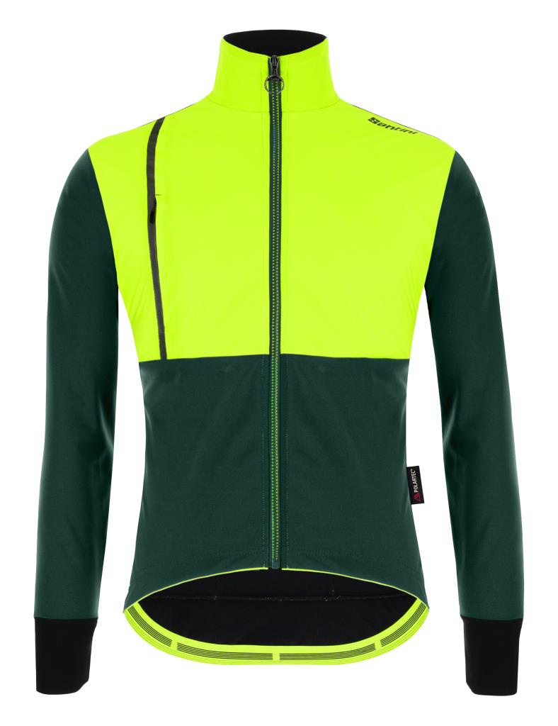 Santini VEGA ABSOLUTE Polartec Erkek Kışlık Bisiklet Ceketi 3W50775ABSOLVEGA