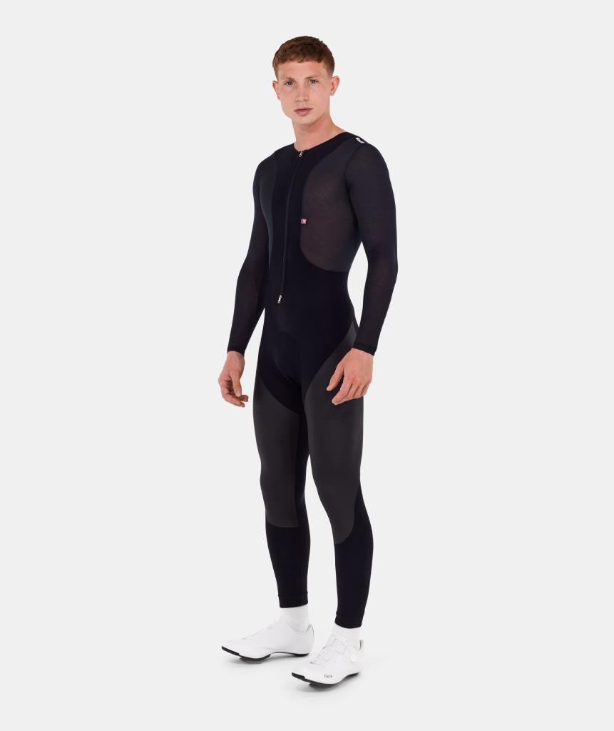 Santini VEGA DRY Uzun Kollu Kışlık Polar Erkek Bisiklet Taytı Su Geçirmez 5W1183C3VEGADRY