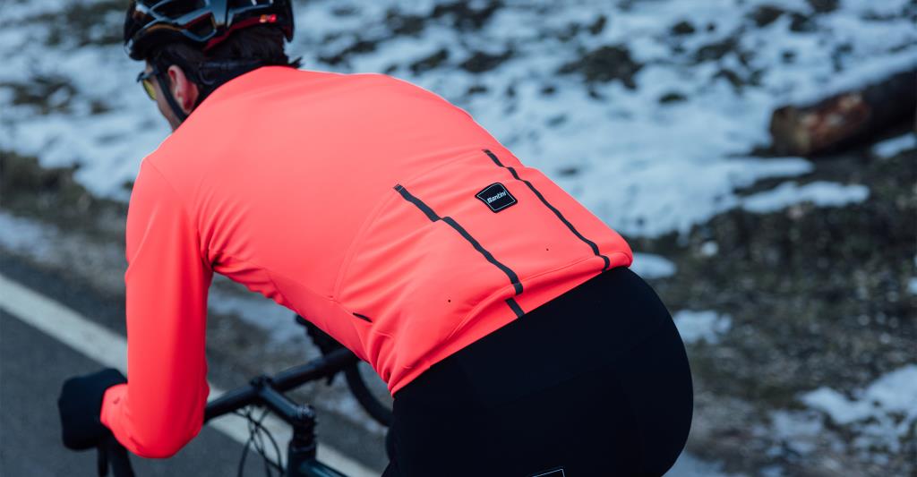 Santini VEGA+ Polartec Çok Büyük Beden Erkek Bisiklet Ceketi 5W50775VEGA