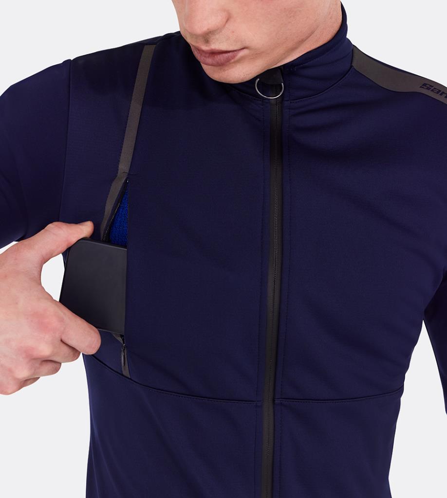 Santini VEGA+ Polartec Çok Büyük Beden Erkek Bisiklet Ceketi 5W50775VEGA