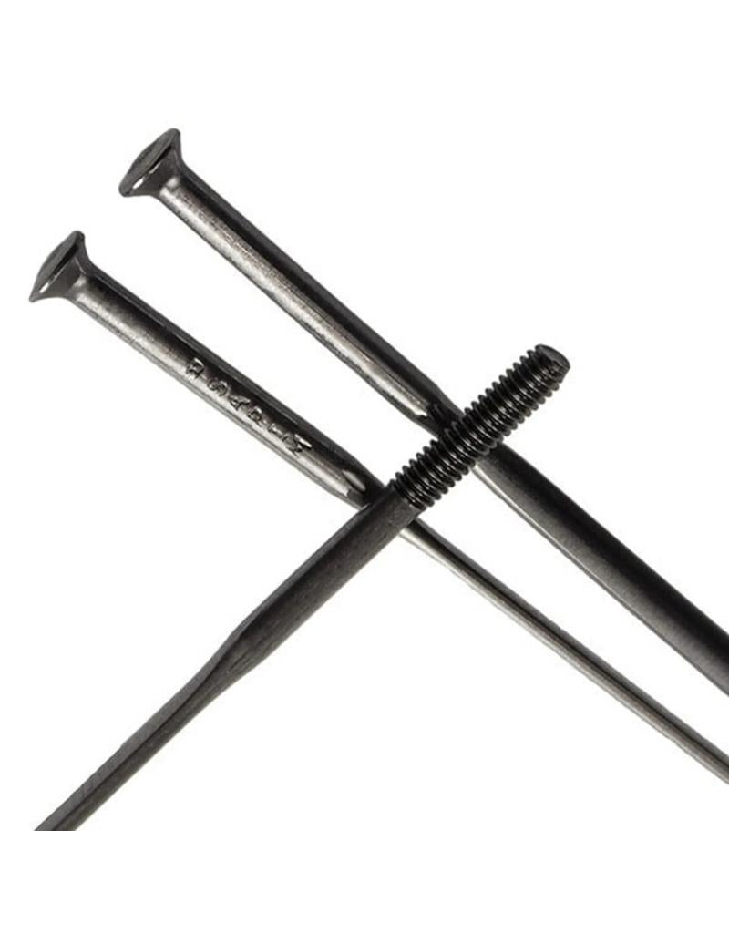 Sapim CX Ray SP Jant Teli Straight Pull Düz Başlı 276mm Siyah - Görsel 14