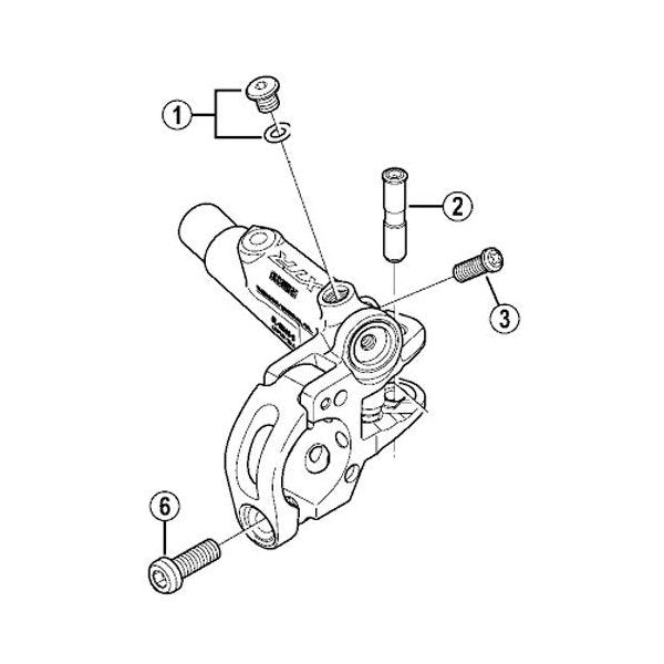 Shimano Hidrolik Fren Kolu Kapak Vidası BL-M988 Y8V398010 - Görsel 5