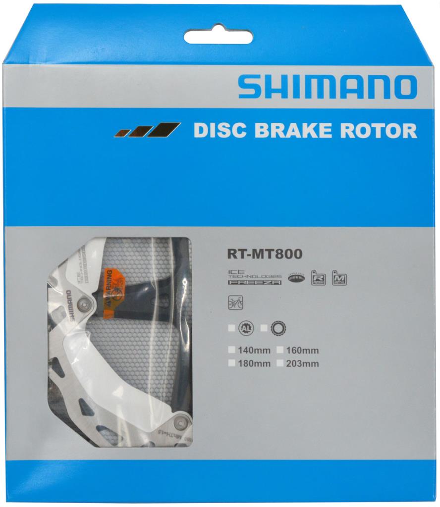 Shimano RT-MT800 Disc Brake Rotor 160mm Centerlock Compatible IceTech Freeza IRTMT800SE