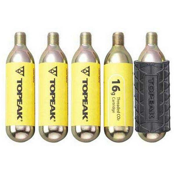 TOPEAK Threaded 16g CO2 Kartuş Seti 5 Adet