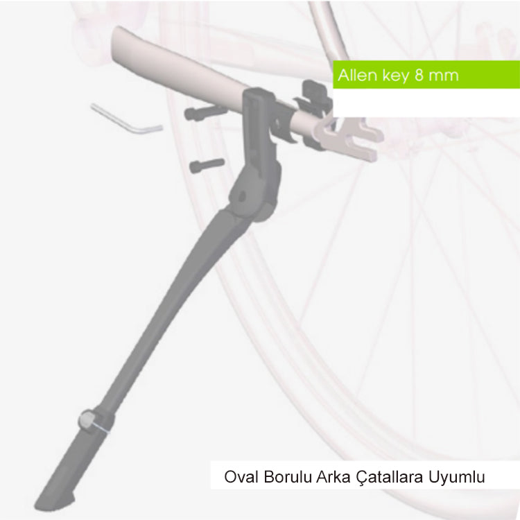 Ursus Easy Master Stay Parking Bracket Rear Fork, compatible with 27.5/29 inch wheels (PRK-416)