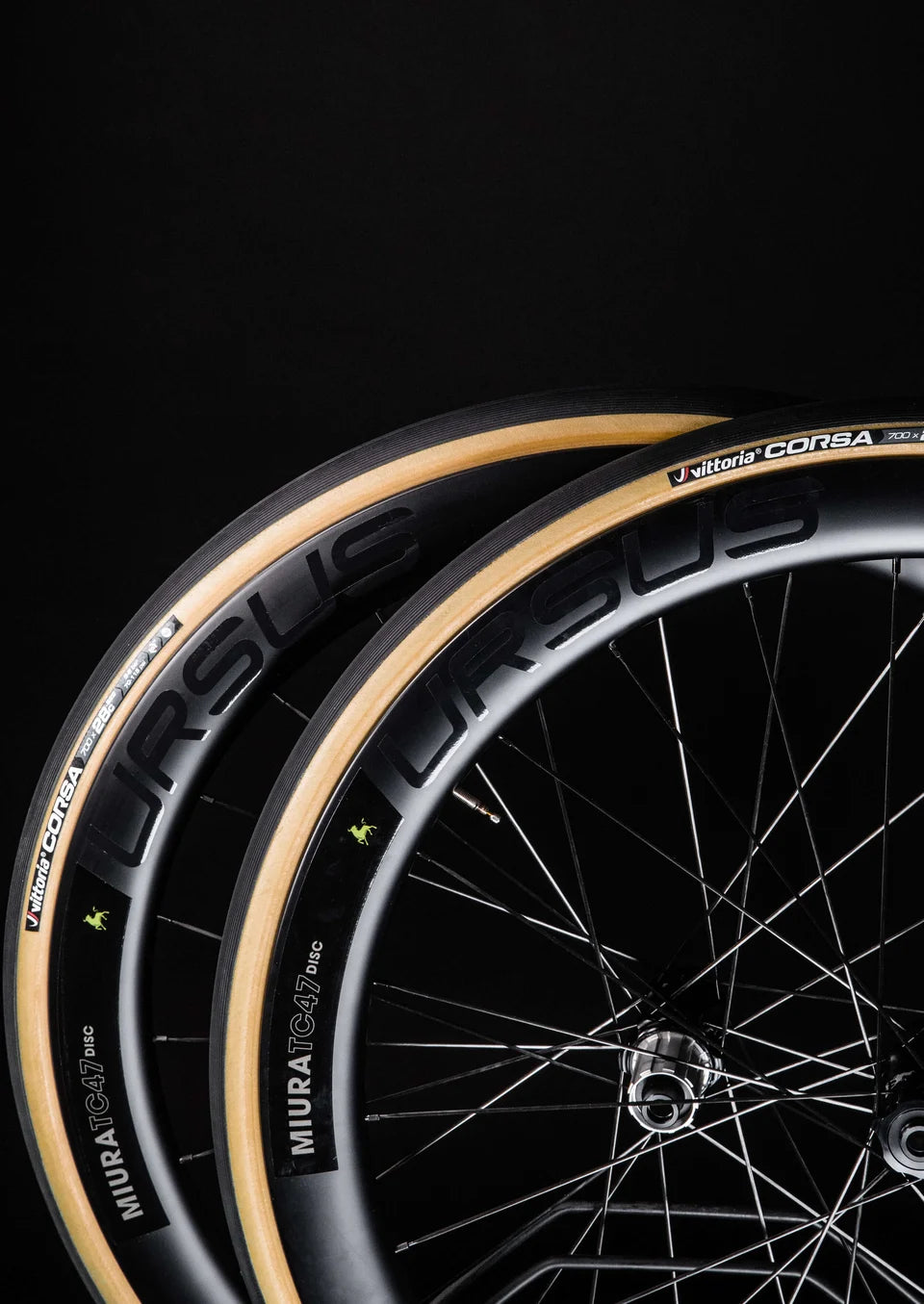 URSUS Miura TC47 Carbon Road Bike Wheelset Centerlock Tubeless 12x100/12x142mm JNT-805