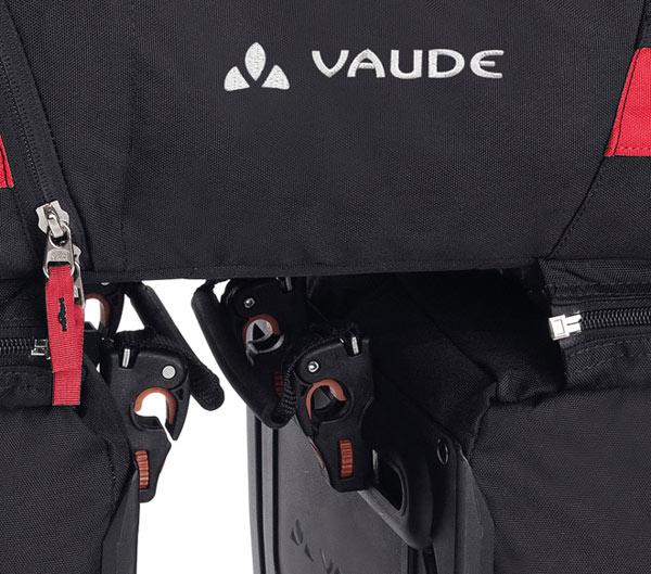 VAUDE KARAKORUM BICYCLE TOUR SADDLE 68 LT BLACK-RED