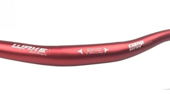 Wake Guidon en aluminium 780mm Riser 31.8mm Rouge