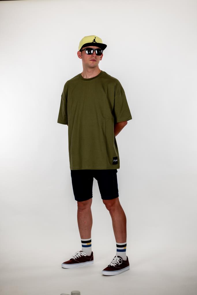 Yeşil Pyke Oversize Tişört - Görsel 5