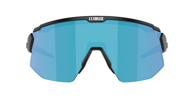 BLIZ Breeze Lunettes de Soleil Monture Noir Mat Verres Multicolores Bleus ZB70020441