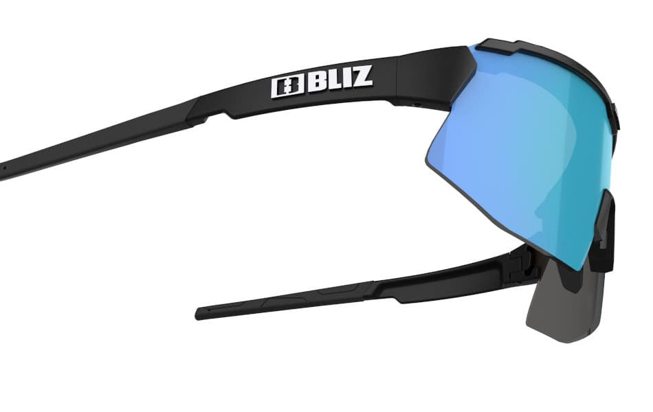 BLIZ Breeze Lunettes de soleil Matt Black Frame Brown With Blue Multi Lens ZB70020741