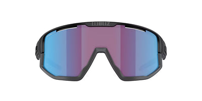Lunettes de soleil BLIZ Fusion Nano Optics Nordic Light Monture noir mat Begonia Verre multicouche bleu ZB70050633