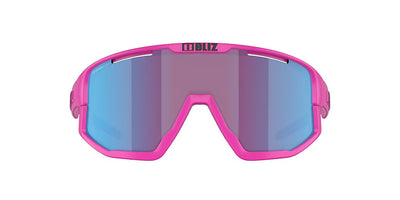 BLIZ Fusion Lunettes de soleil Nano Optics Nordic Light Matt Neon Rose Rose With Violet Blue Mirror ZB70050533