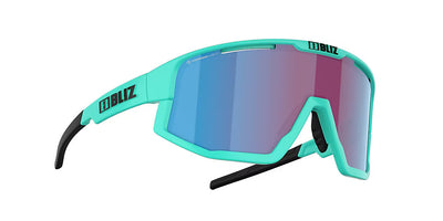 BLIZ Fusion Lunettes de soleil Nano Optics Nordic Light Matt Turquoise Rose With Violet Blue Mirror ZB70050433