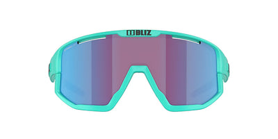 BLIZ Fusion Lunettes de soleil Nano Optics Nordic Light Matt Turquoise Rose With Violet Blue Mirror ZB70050433