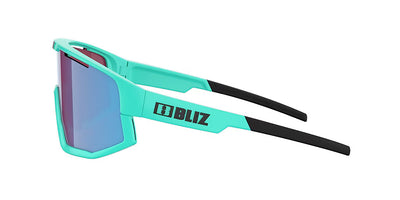 BLIZ Fusion Lunettes de soleil Nano Optics Nordic Light Matt Turquoise Rose With Violet Blue Mirror ZB70050433