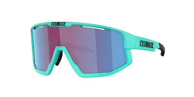 BLIZ Fusion Lunettes de soleil Nano Optics Nordic Light Matt Turquoise Rose With Violet Blue Mirror ZB70050433