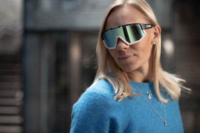 BLIZ Fusion Lunettes de soleil Nano Optics Nordic Light Matt Turquoise Rose With Violet Blue Mirror ZB70050433