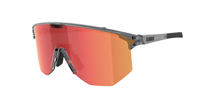 Lunettes de soleil BLIZ Hero Monture gris foncé transparent Verre marron avec multicouche rouge ZB70100642