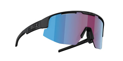 BLIZ Matrix Lunettes de soleil Monture Noir Mat Verres Nano Optics Nordic Light Begonia Multicolores Bleus ZB70040333