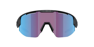 BLIZ Matrix Lunettes de soleil Monture Noir Mat Verres Nano Optics Nordic Light Begonia Multicolores Bleus ZB70040333