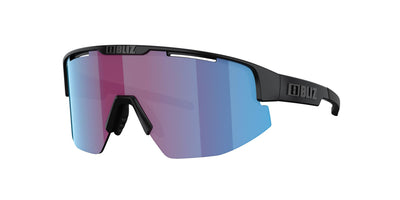 BLIZ Matrix Lunettes de soleil Monture Noir Mat Verres Nano Optics Nordic Light Begonia Multicolores Bleus ZB70040333