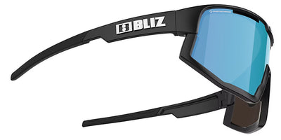 Lunettes de soleil photochromiques adaptées à l'adaptateur optique BLIZ Vision Matt Black Brown Blue Mirror ZB70010137