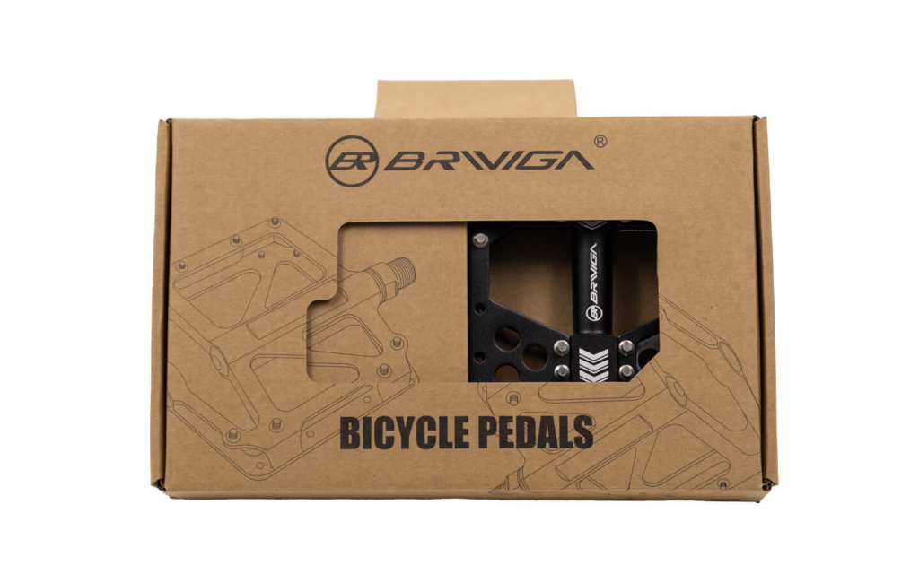 Briviga Alüminyum Rulmanlı Bisiklet Pedalı Siyah Gümüş 117x101x27mm 260124 - Görsel 4